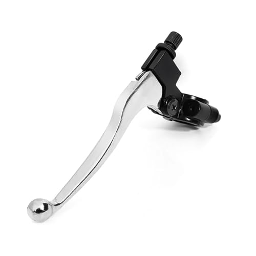 Levier de frein gauche pliable 22mm argent pour moto universelle