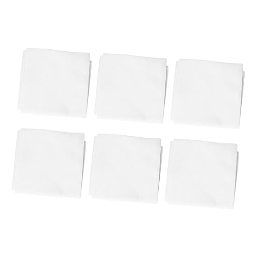 PRETYZOOM 6pcs Unbleached Cheesecloth Reusable Cotton Fabric for Straining Yogurt Cheese Bean Curd Filter Cloth for Home Baking Cooking