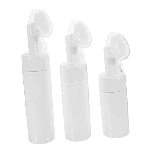 MUSISALY Dispenser Flacone Vuoto Di Schiuma Con Spazzola Per Viso Flacone Di Schiuma Di Mousse Dispenser Di Sapone Piccolo E Leggero