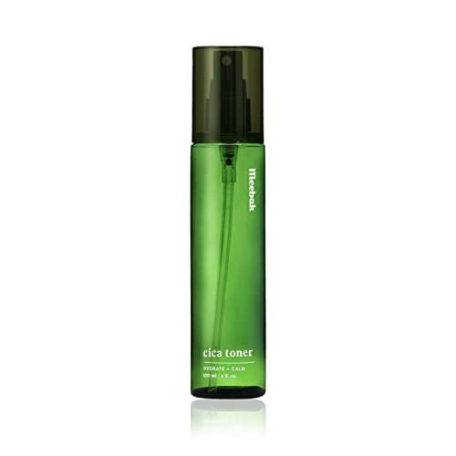 Meebak CICA Alcohol-Free Mist Toner for Face, Soothing, Hydrating, Vitalizing, Korean 4 oz