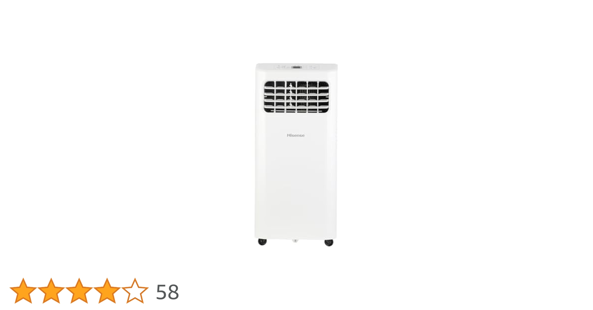 Hisense ハイセンス スポットエアコン 2023年製 キャスター付き移動 Hisense 冷風・除湿・送風機能付 スポットエアコン（移動式