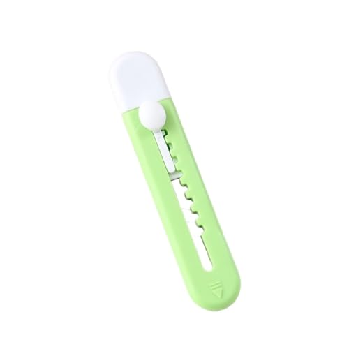 JINGYAN Cuchillos multiusos Practical Knife Art Portable Office School Supplies(Green)