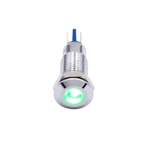 Señal de advertencia de 8mm LED verde ideal para solucionar fallos de visibilidad en cabinas.