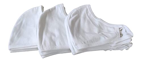 WHITE MASK HEAVY SOFT COTTON MASK PACK OF 6 SUITABLE FOR ALL MEN AND WOMEN-picture-19