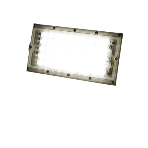Projecteur LED extérieur 12V 50W blanc chaud pour camping et éclairage de batterie
