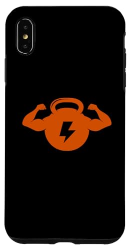 iPhone XS Max Kettlebell Workout Retro Fitness Gym Case