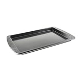 Chicago Metallic Everyday Non-Stick Medium Baking Cookie Sheet. Perfect for making cookies, one-pan meals, roasted vegetables, and more Gray