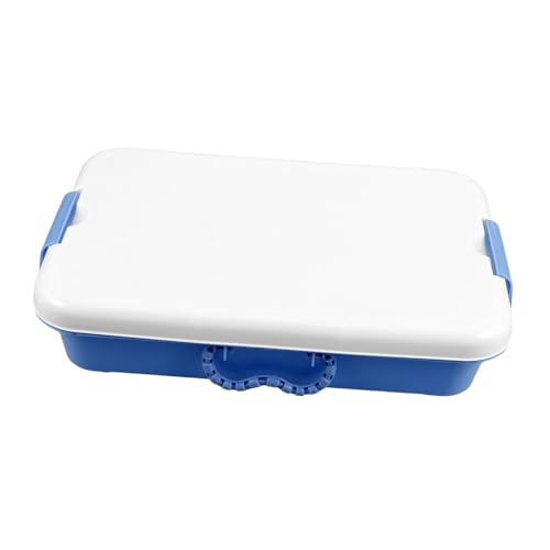 ERINGOGO Plastic Sandbox Lid Portable Tray Craft Storage Box Sensory Bins Lids Travel Sand Toys Montessori Toy