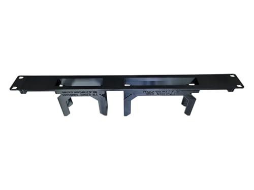Network Rack Mount, 19 inch 1U, for TP-Link ER605 V2 VPN Router and OC200 Omada Controller (Black)