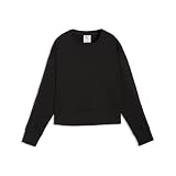 PUMA Sudadera Holgada de Cuello Redondo Her Mujer XS, Black