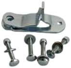 Trailer Cam Lock Latch Assembly 24" Cam Lock for Cargo, Enclosed, Horse and Utility Trailers Single Hinged Plated Steel. Made in USA (1)