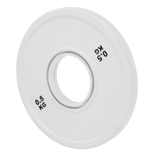 Entraînement force précis : disque de poids fractionnaire blanc musculation