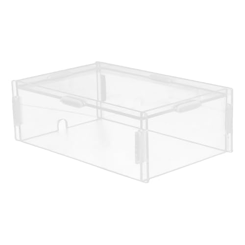 Gatuida Funda acrílica para ratón, Transparente y Lavable, para Equipos de Gaming, Resistente a arañazos, para Ordenadores portátiles, de Escritorio y con Cable, 15 x 10 x 5 cm.