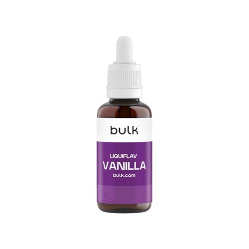 Bulk LiquiFlav Flavour Drops Vanille 50 ml Verpackung Kann Variieren