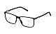 FILA Quadratisch Edelstahl Brillen in Mattschwarz für Unisex, Brille mit Sehstärke, optional mit Sonnenbrillen tönung oder Blaulichtfilter (Modell VFI704L)