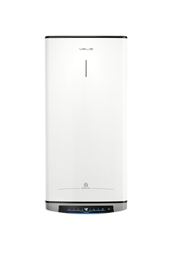 Ariston Velis Dune Wifi - Scaldabagno Elettrico 100 Litri Verticale e Orizzontale 275x506x776, Boiler Elettrico a Doppio Serbatoio, Funzione ECO-EVO e Check Temperatura a Distanza, Classe Energetica B