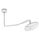 Global-Dental LED Shadowless Light 80W 45 Holes Cold Examination Lamp Adjustable Brightness Arm with Touch Switch and Balance Arm 180 ° Rotation Micro-Surgery (Ceiling Type)
