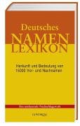 Deutsches Namenlexikon. 3811222716 Book Cover