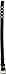 Hamilton Double Thick Nylon Deluxe Dog Collar, 1-Inch by 22-Inch, Black