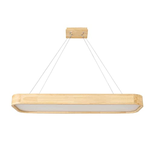 Dmuniz Chandeliers Chandelier Pool Table Chandelier, Adjustable Height/Wood Lights,Billiard Table, Bedroom/Pool Table/Study/Dimmable/L90Cm #TOP4