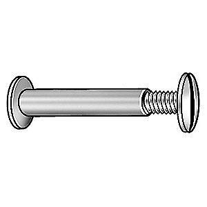 18-8 Stainless Steel Binding Post, 5MA90 GRAINGER APPROVED - 10 PCS