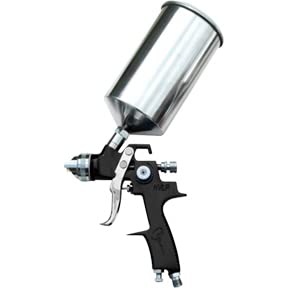 Image of ATD 1.8mm HVLP Primer Spray Gun, High Volume Low Pressure, 1L Aluminum Cup, Wide Fan Pattern Control