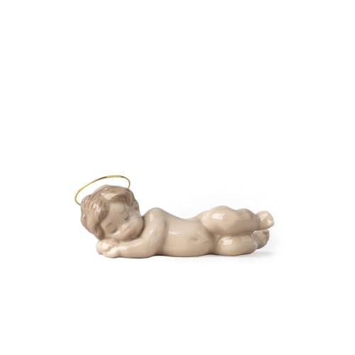 LLADRÓ Glossy Porcelain Figure Baby Jesus in Bethlehem-III. Glossy Porcelain Nativity Figure of Baby Jesus.