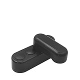 SPORTARC Chiusura per tavolo camper, serratura per armadio camper, fibbia da tavolo pieghevole, fermo rotante sicuro per bordo da 18 mm, kit hardware in ABS nero