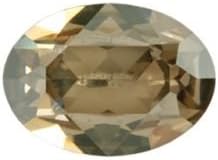 Swarovski 4120 Oval Fancy Stone Crystal Golden Shadow 18x13mm
