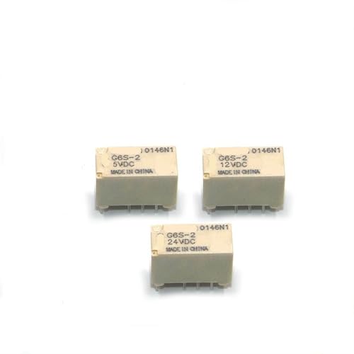 Relé G6S-2-DC5V con conmutación eficiente de 2A y aislamiento seguro de 8 pines en miniatura 3