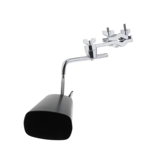 Soporte metálico para cencerro con clip L-Rod para batería, soporte con montaje para cencerro, accesorio para percusión miniatura 2