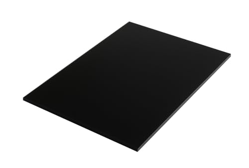 Plaque acrylique noire PMMA anti-casse pour rénover vos meubles en 8mm