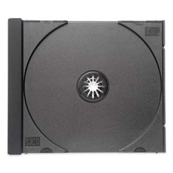 100 x nero singolo CD vassoio Dragon Trading