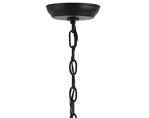 Jonathan Y Jyl7496A Oberto Ring 28" 8-Light Iron Rustic Farmhouse Led Chandelier, Bohemian, Cottage, Southwestern Dimmable Adjustable Dining Room, Living Room, Kitchen, Foyer, Oil Rubbed Bronze #TOP4