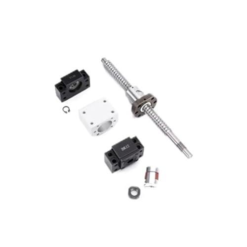 Metal Ball Screw nut end Processing SFU1610 Ball Screw 200-1000mm HGR15 Linear Rail +BF12 HM12-57 for Nema 23 Motor Seat+Coupler DSG16H for Parts(550mm)