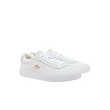 Lacoste Women's Baseshot Evo Sneakers, White & Light Pink, 8