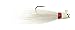 Hurricane Laughing Bucktail Jig, 1-1/2-Ounce, White