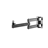 Support de radiateur JEQGDLUI LCD-123L-PR Support de Montage Mural for projecteur Puissant Mouvement Complet 360 Rotation Inclinaison 30 kg Profil Distance Murale Extensible(LCD-123L-PR)
