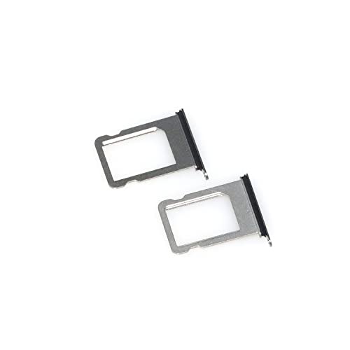 [2 Pack] Sim Card Tray Holder Slot Replacement Compatible For Iphone X 2017 - Sim Pin Silver #TOP2