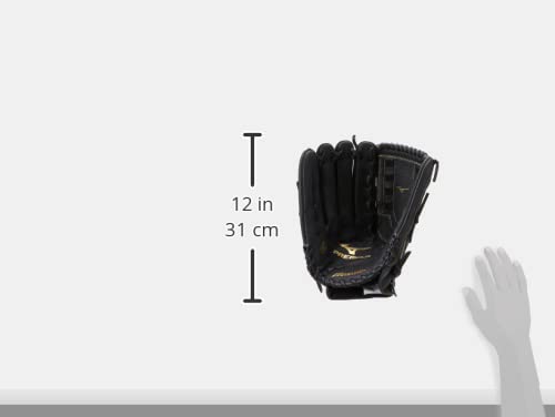 Mizuno Unisex Adult 14" Premier Series Slowpitch Softball Glove 14 , Black/Gold Tartan U Web, Us #TOP5