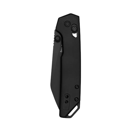 Image of Kershaw Mini Iridium Folding Pocket Knife, 3 inch D2 Steel Blade, DuraLock, Aluminum Handle, Pocketclip