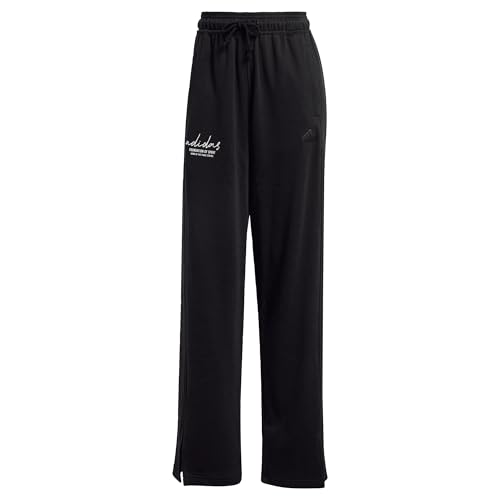 Pantalon molleton adidas femme jambes droites vêtement sport coton