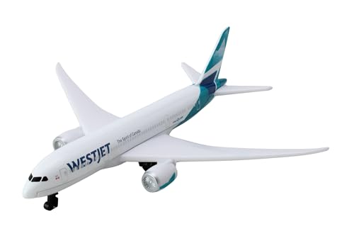 image for Daron Toy Airplane – WestJet Airlines – Die-Cast Metal Model Airpl