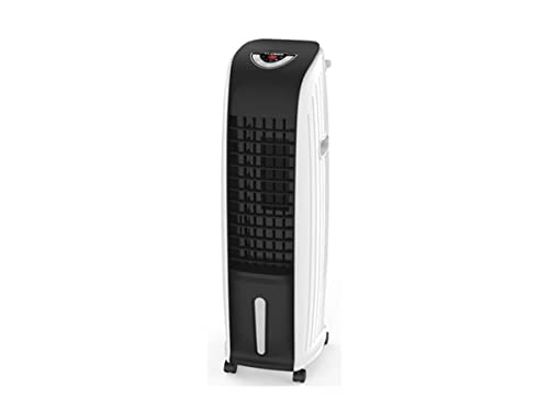 PUR LINE | Climatizador Evaporativo Bajo Consumo Panel Digital, Temporizador 24h, Mando a Distancia y Depósito 8L – Ideal Estancias Hasta 18m² Enfriamiento Natural y Silencioso
