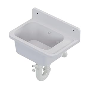 Qls 10666 Ausgussbecken Weiß Kunststoff