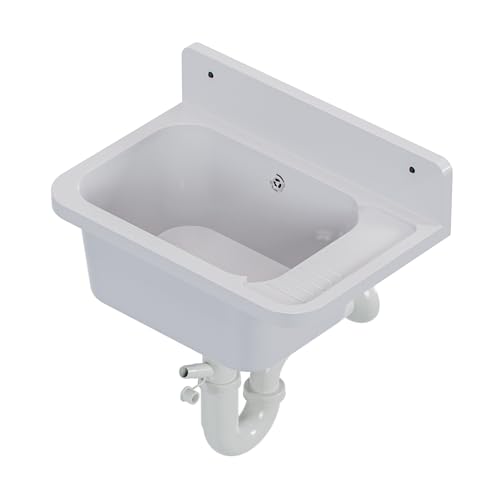 Qls 10666 Ausgussbecken Weiß Kunststoff