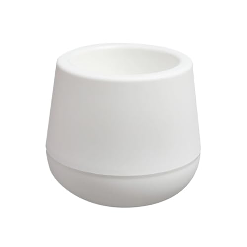 XPJYUA Maceta Maceta Elegante de plástico Absorbente de Agua con autorriego for decoración de Escritorio de Oficina en casa, Maceta de Color Puro Salón Interior