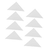 Protection d'angle de table : l'article est un coin de table de protection, fabriqué en matière plastique durable, avec bords triangulaires