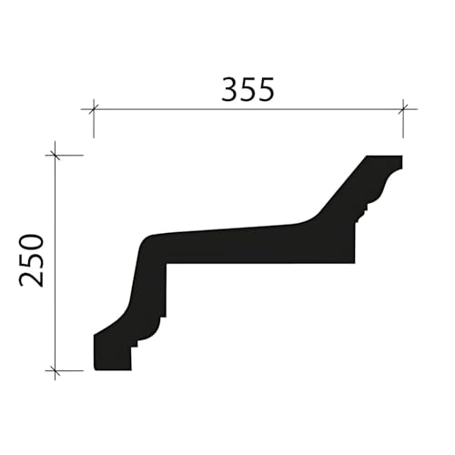 Corniche Profhome 401101 pour corriger les défauts d'angle de mur