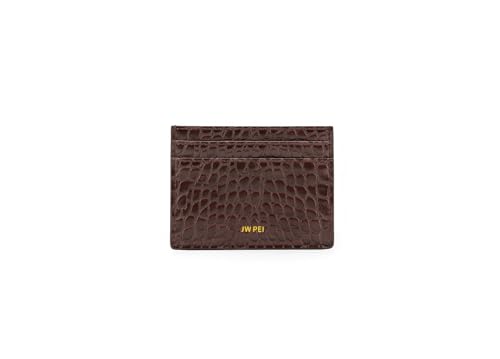 JW PEI The Card Holder - Brown Croc